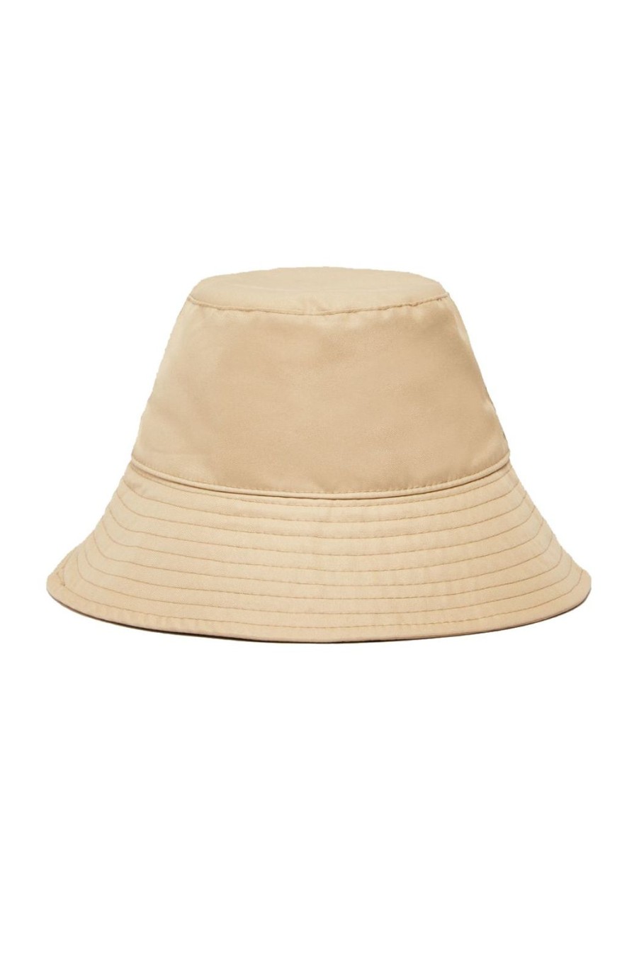 Accessories Weekend MaxMara | Radure Cotton & Technical Fabric Cloche Hat - Beige