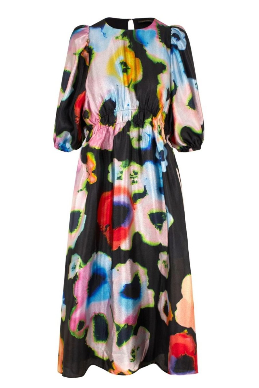 Clothing Stine Goya | Elizabeth Dress - Tie Dye Floral Night