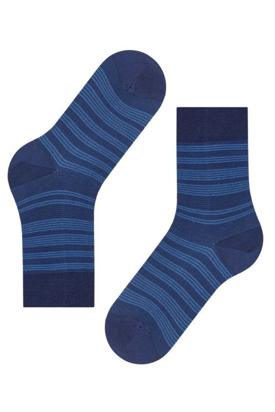 Accessories Falke | Sensitive Sunset Stripe Socks - Space Blue