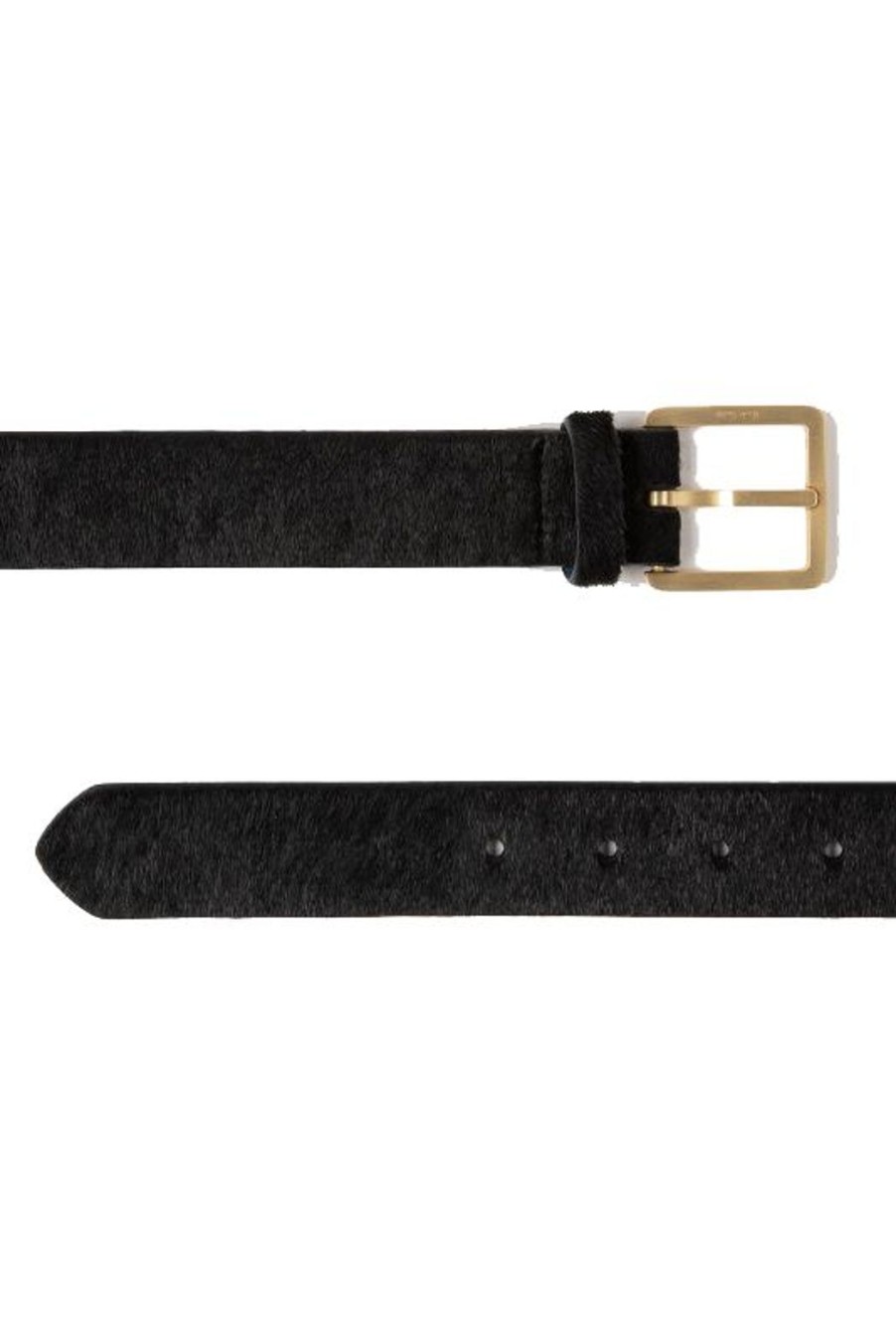 Lifestyle Paul Smith | Pony-Skin Effect Leather Belt - Black