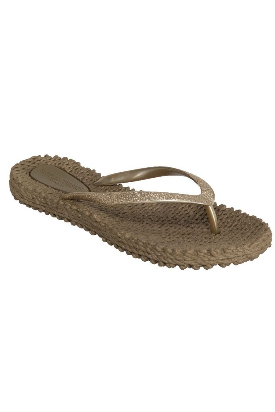 Shoes Ilse Jacobsen | Cheerful Glitter Flip Flops - Cub Brown