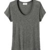 Clothing American Vintage | Jacksonville Short Sleeve T-Shirt - Charcoal Melange