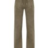 Clothing Juicy Couture | Del Ray Classic Velour Pocketed Bottoms - Vetiver