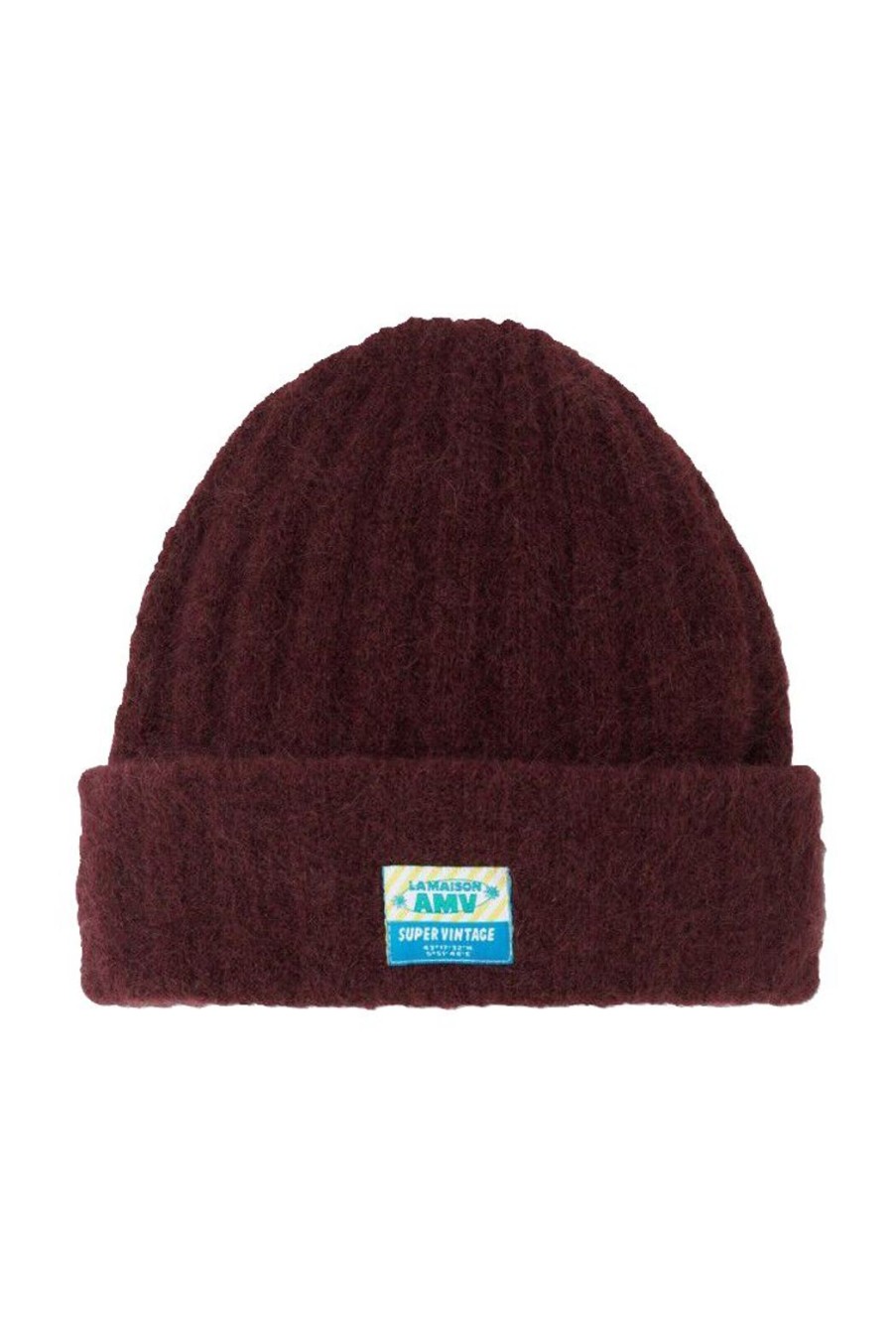 Accessories American Vintage | Vitow Unisex Beanie Hat - Mahogany Melange