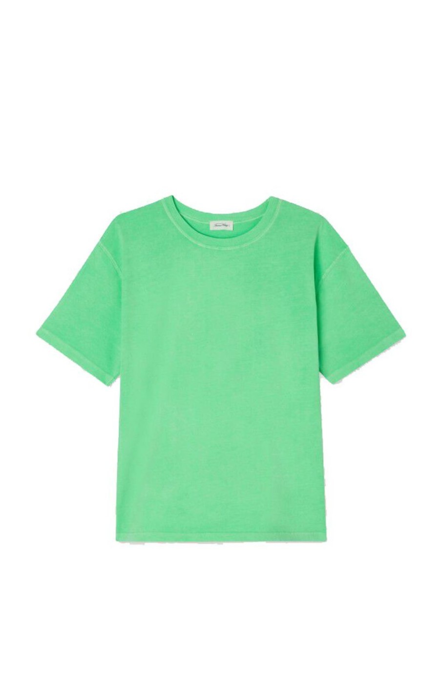 Clothing American Vintage | Fizvalley Short Sleeve T-Shirt - Fluo Green