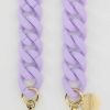 Lifestyle La Coque Française | Alice Chain 120Cm Resin Gold Carabiners - Matte Pastel Lilac