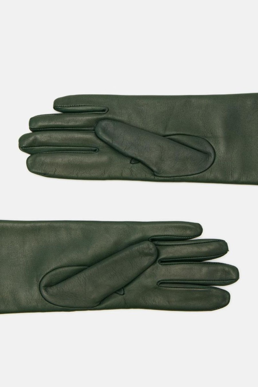 Accessories Weekend MaxMara | Senape Nappa Leather Gloves - Oil