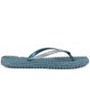 Clothing Ilse Jacobsen | Cheerful Glitter Flip Flops - Lichen Blue