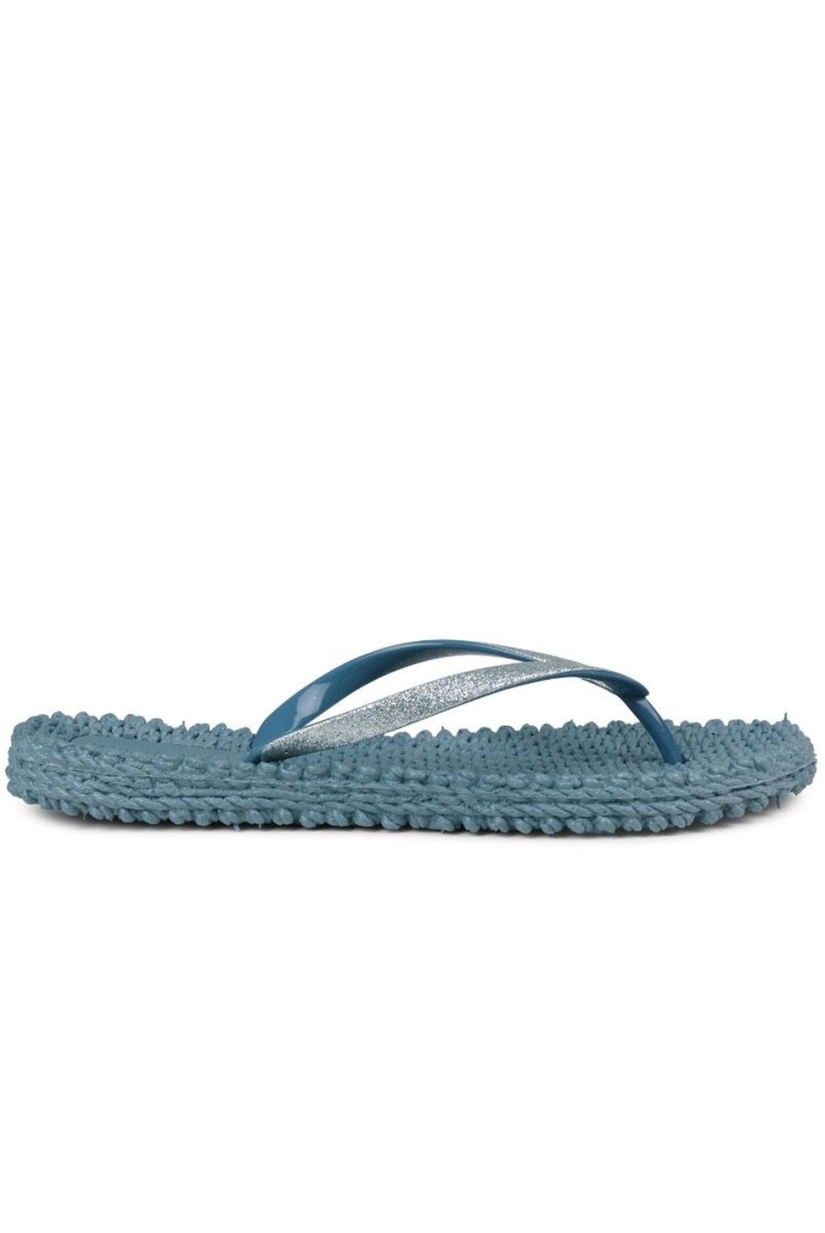 Clothing Ilse Jacobsen | Cheerful Glitter Flip Flops - Lichen Blue