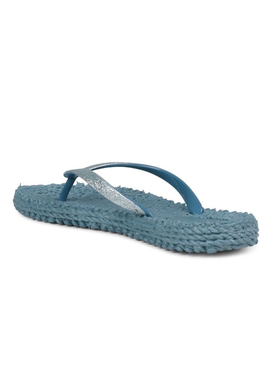 Clothing Ilse Jacobsen | Cheerful Glitter Flip Flops - Lichen Blue