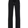 Clothing Juicy Couture | Arched Diamante Classic Velour Flared Bottoms - Black