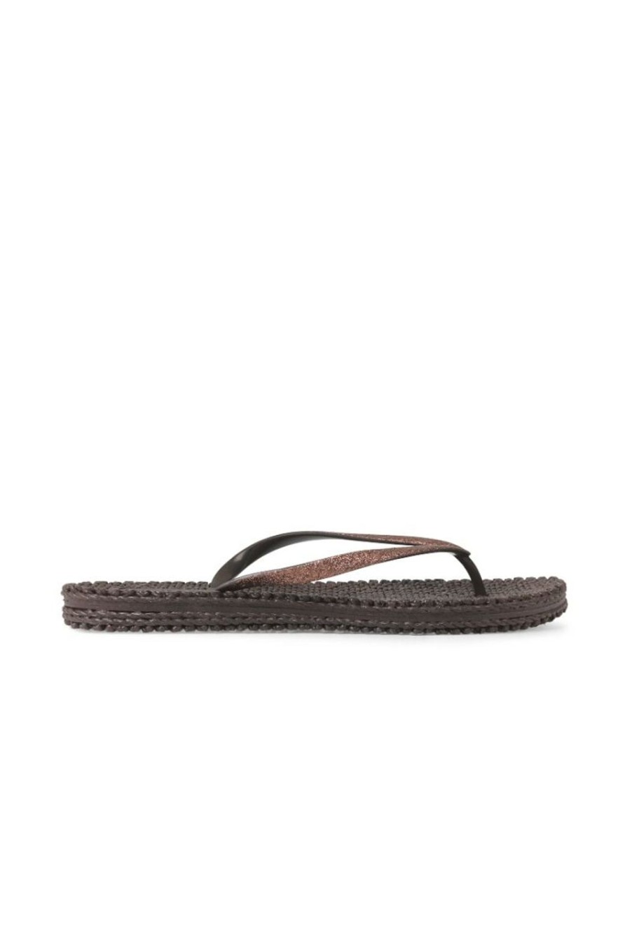 Clothing Ilse Jacobsen | Cheerful Glitter Flip Flops - Prune