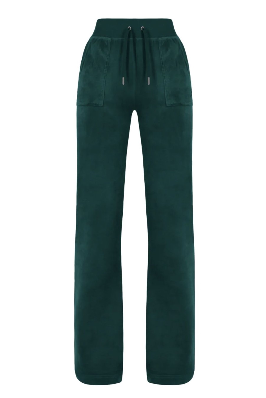 Clothing Juicy Couture | Del Ray Classic Velour Pocketed Bottoms - Rain Forest