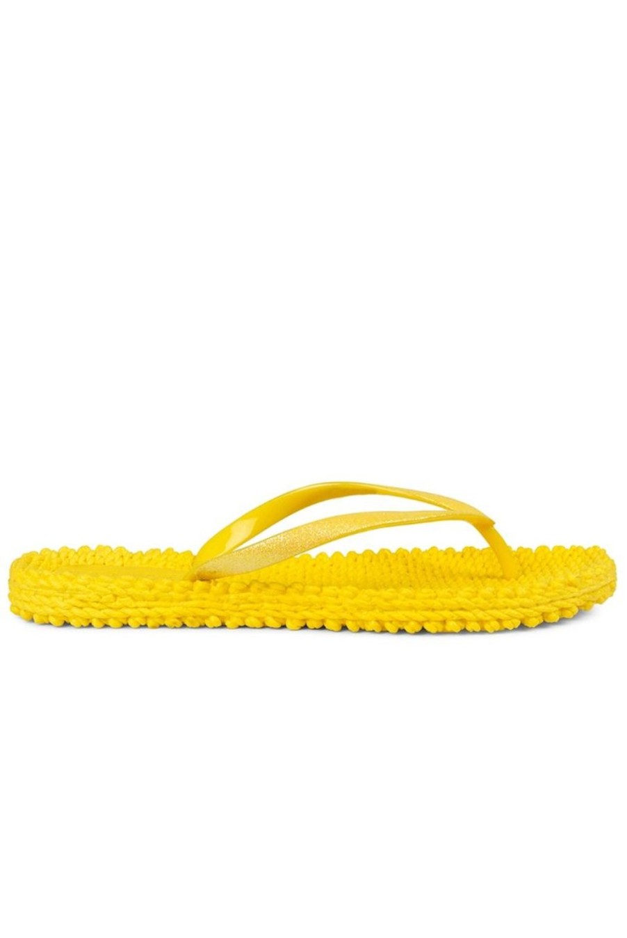 Shoes Ilse Jacobsen | Cheerful Glitter Flip Flops - Yellow