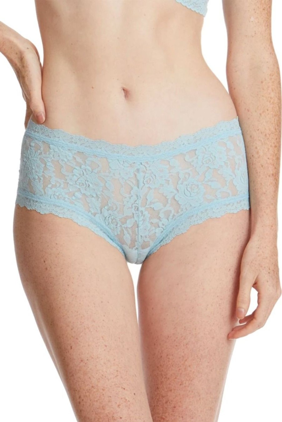 Clothing Hanky Panky | Signature Lace Boyshort -Raincloud Blue