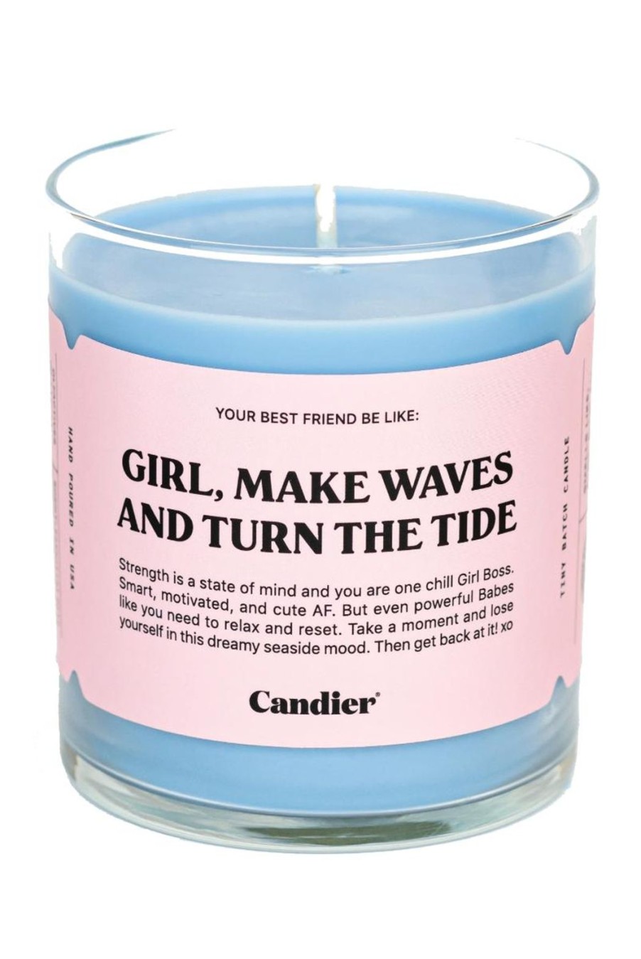 Lifestyle Candier | Girl, Make Waves And Turn The Tide Candle