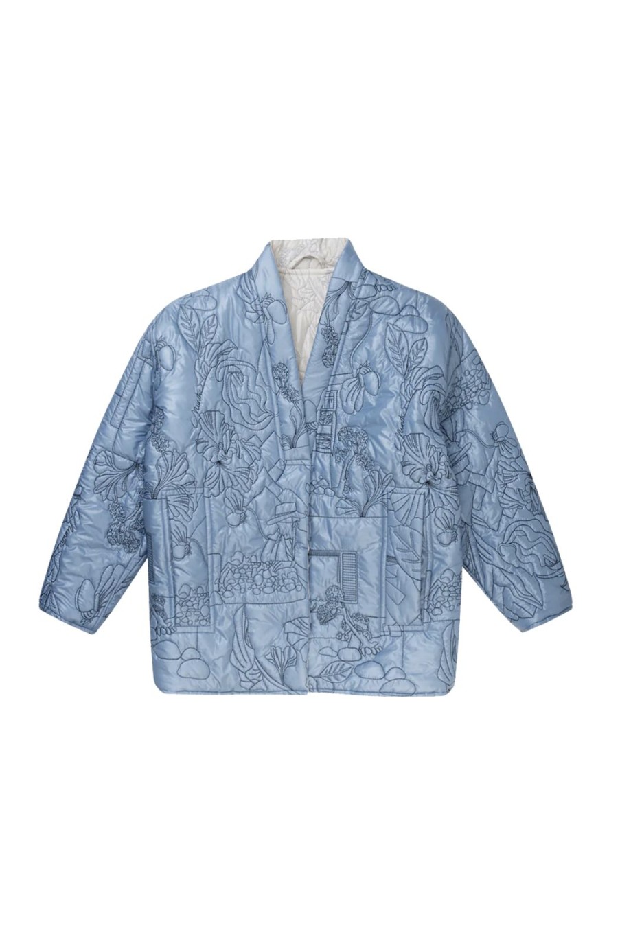 Clothing Munthe | Emu Reversible Jacket - Blue