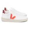 Shoes Veja | V-10 Cwl Trainers - Orange-Fluo Marsala