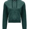 Clothing Juicy Couture | Robertson Classic Velour Hoodie - Rain Forest