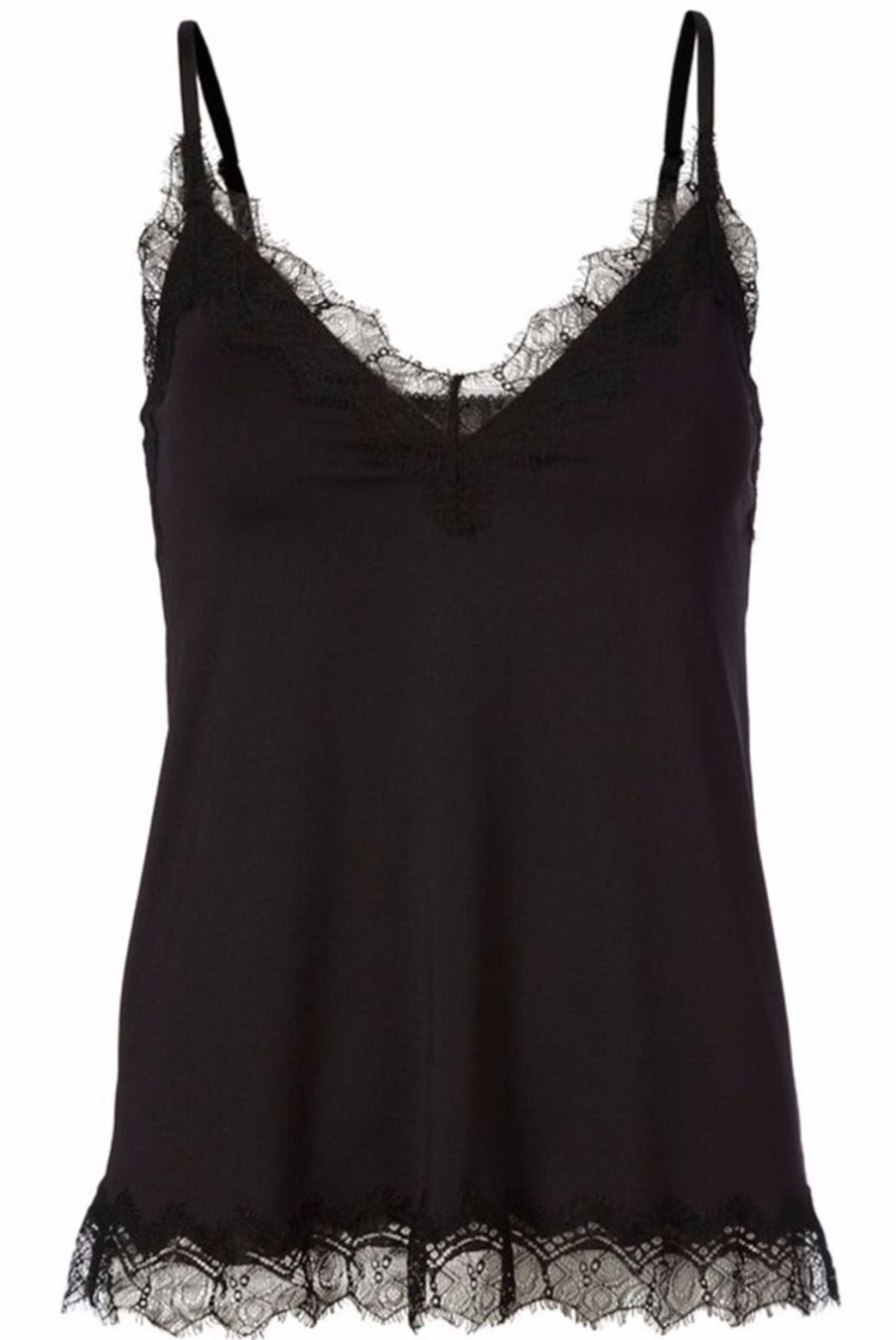 Clothing Rosemunde | Billie Strap Top With Lace