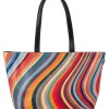 Lifestyle Paul Smith | Swirl Print Leather Tote Bag - Multicolour