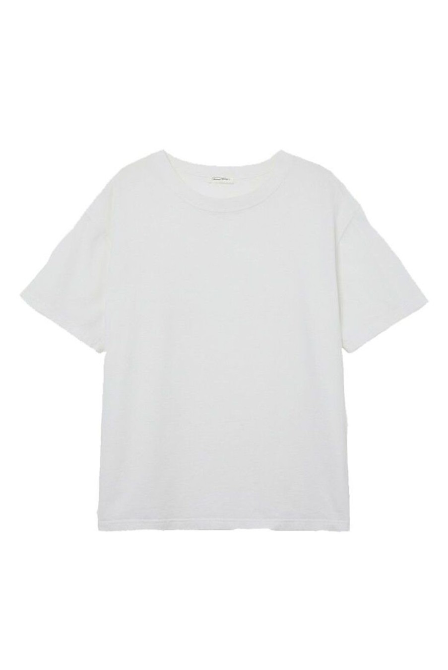 Clothing American Vintage | Fizvalley Short Sleeve T-Shirt - White