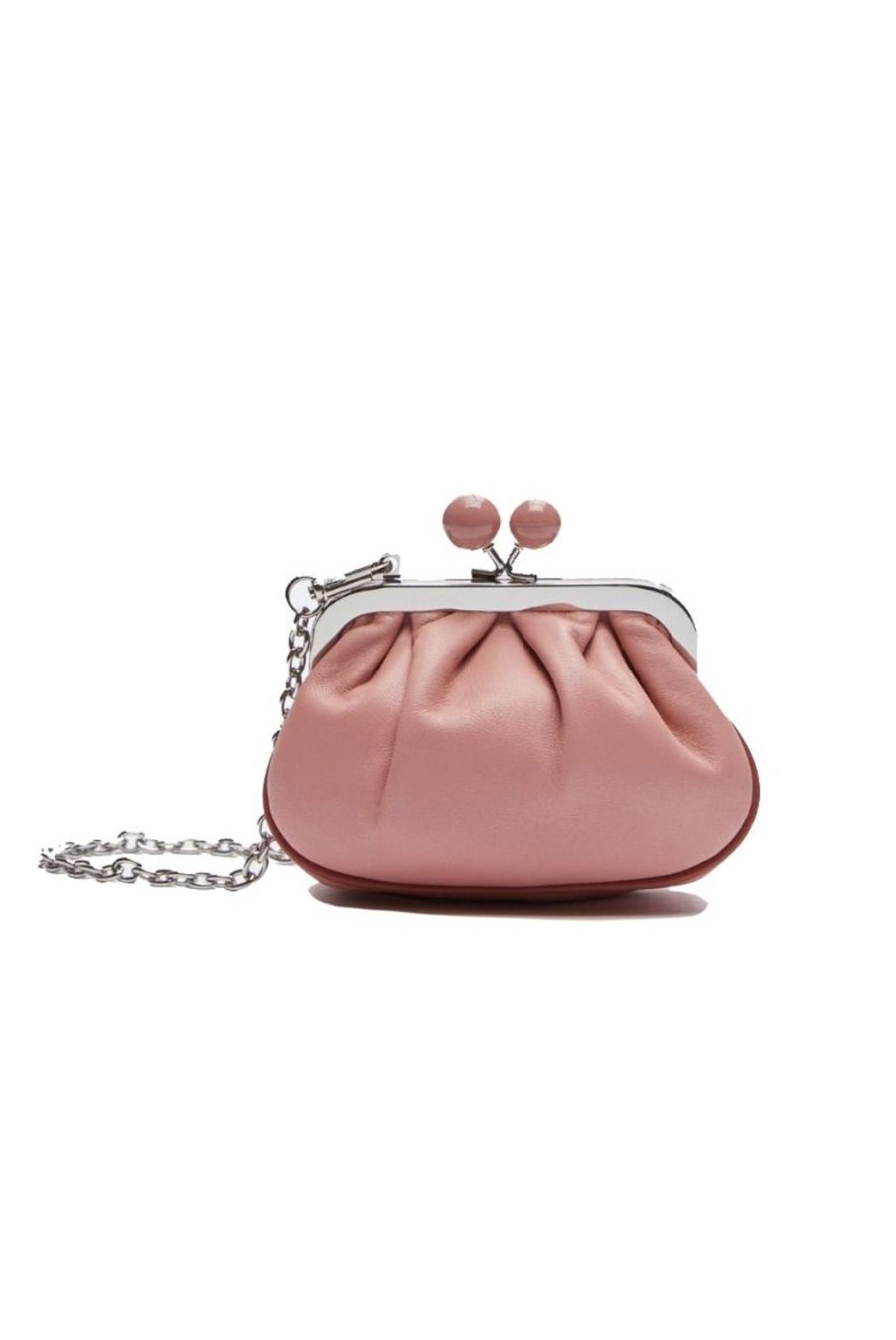 Accessories Weekend MaxMara | Medusa Extra Small Nappa Leather Pasticcino Bag - Antique Rose