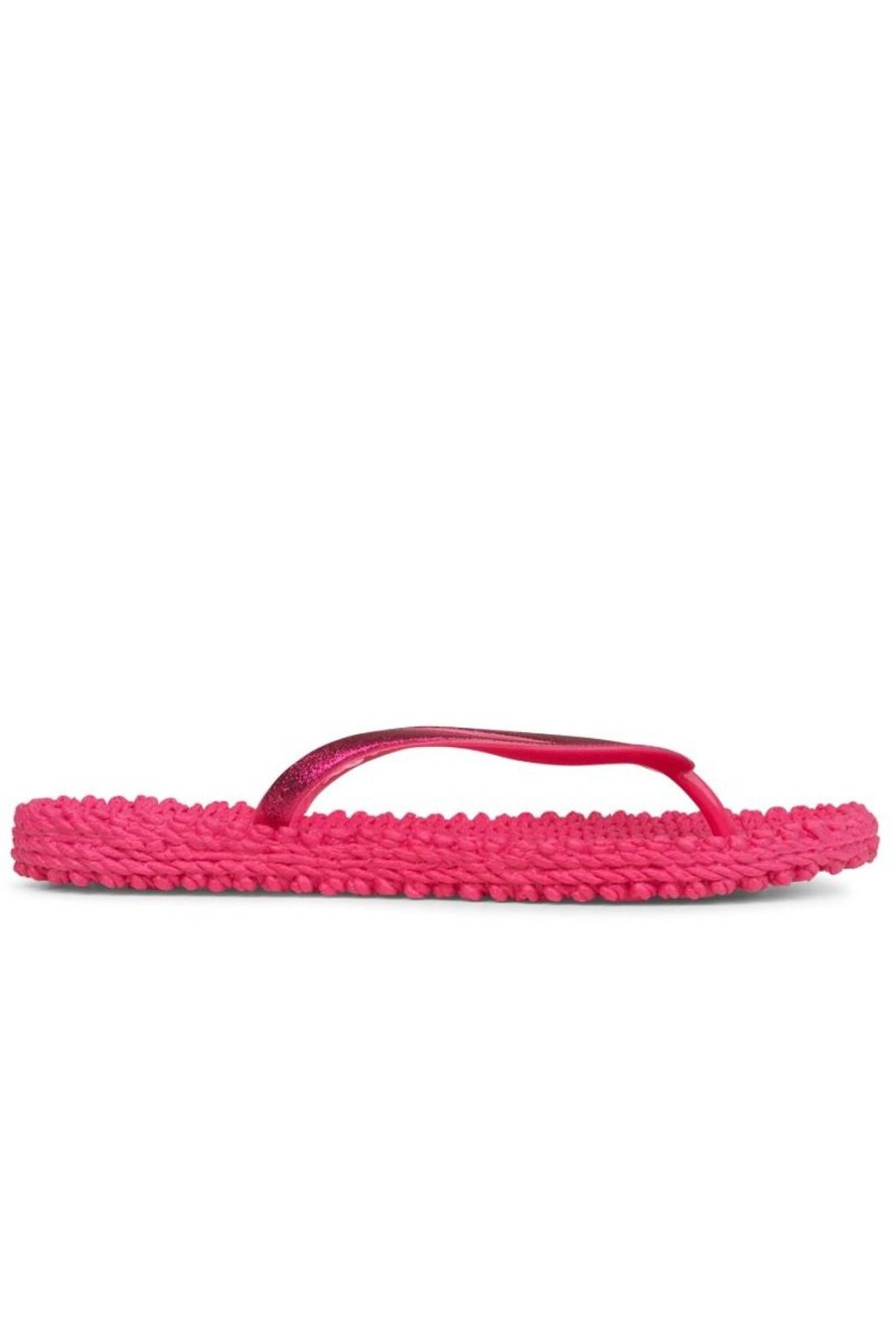 Clothing Ilse Jacobsen | Cheerful Glitter Flip Flops - Warm Pink