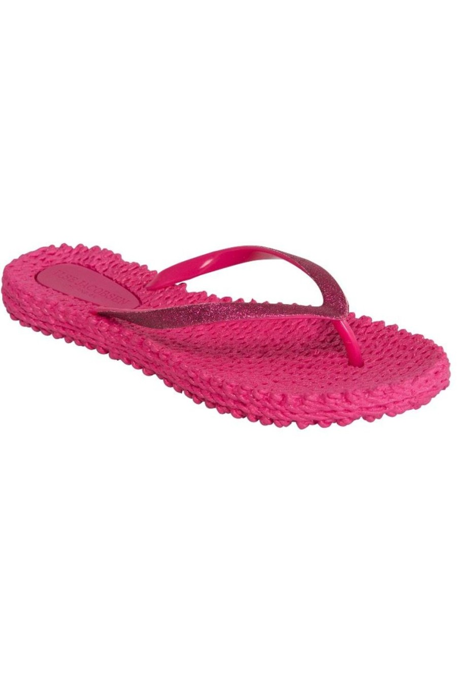 Clothing Ilse Jacobsen | Cheerful Glitter Flip Flops - Warm Pink