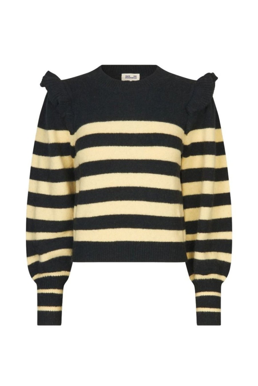 Clothing Baum Und Pferdgarten | Camryn Sweater - Black Yellow