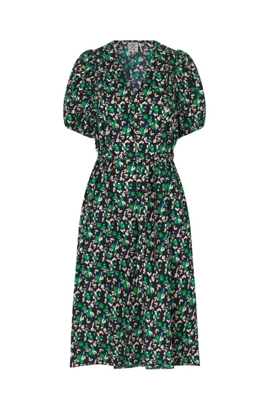 Clothing Baum Und Pferdgarten | Azalia Dress - Black Dandy Flower