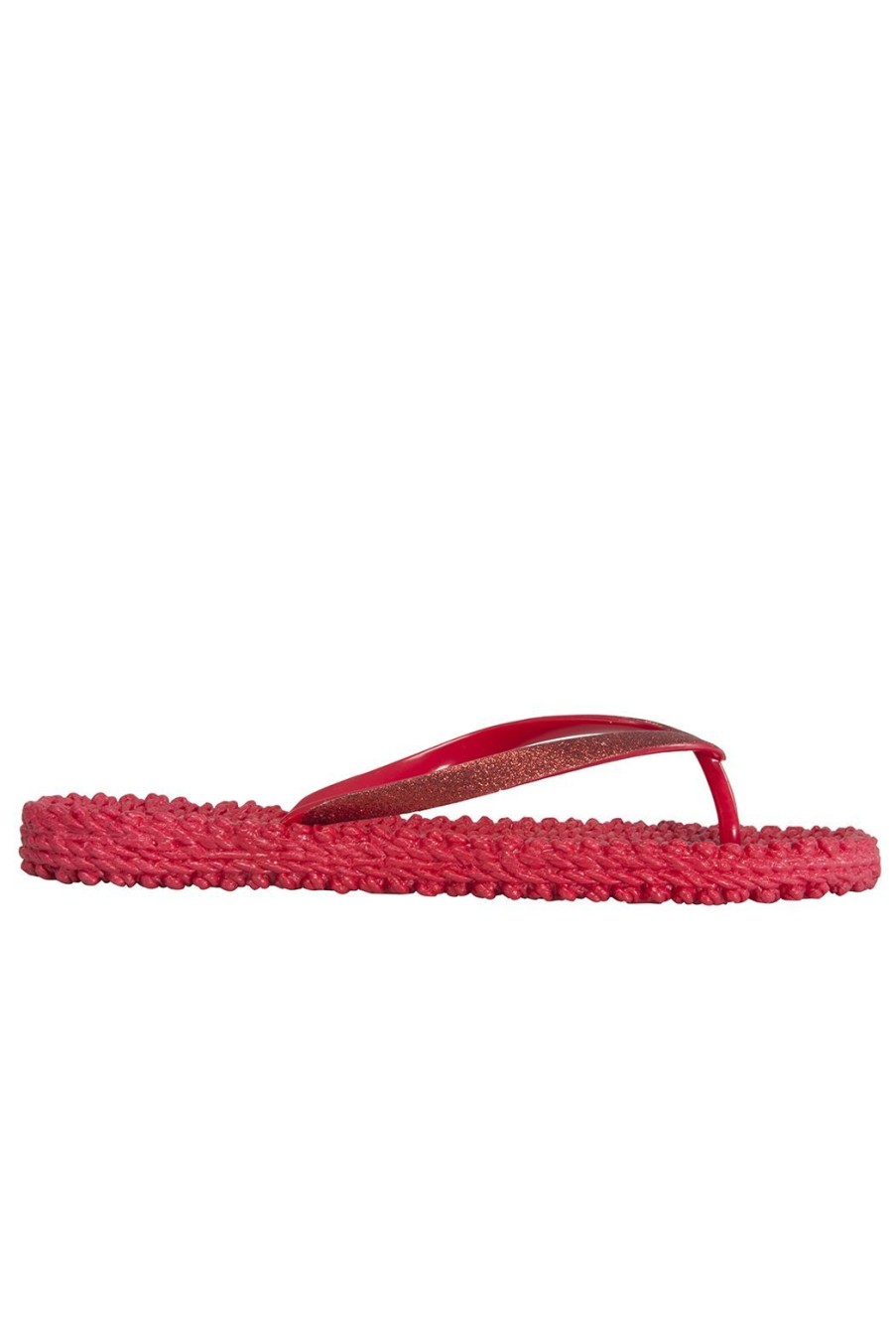 Shoes Ilse Jacobsen | Cheerful Glitter Flip Flops - Deep Red