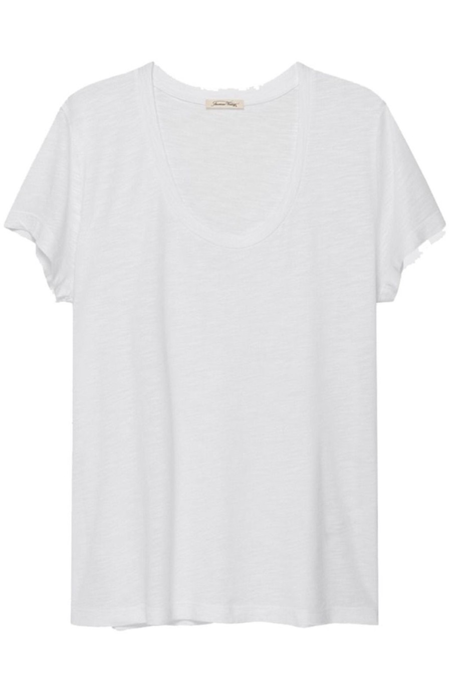 Clothing American Vintage | Jacksonville Short Sleeve T-Shirt - White