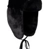 Accessories Paul Smith | Faux Fur Trapper Hat - Black