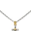 Accessories Sophie Harley | Tiny Cross Necklace - 18 Inch Chain