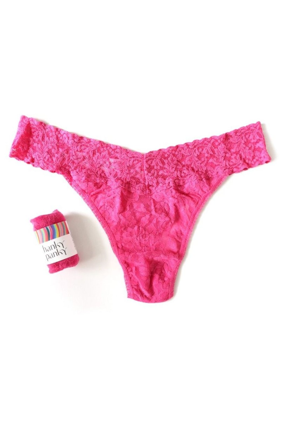 Accessories Hanky Panky | Signature Lace Original Rise Thong - Dragon Fruit