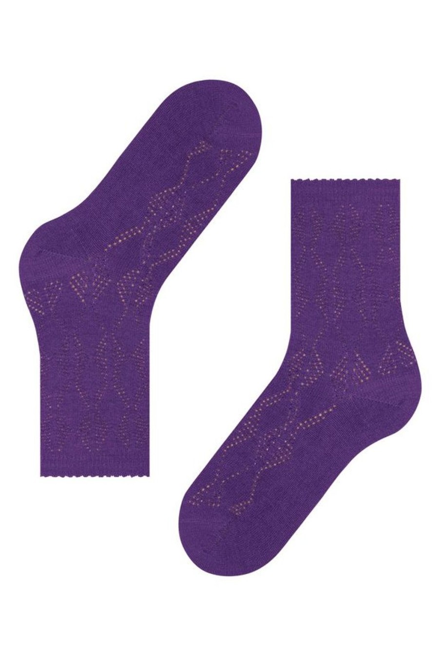 Accessories Falke | Argyle Vibe Socks - Petunia