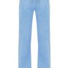 Clothing Juicy Couture | Del Ray Classic Velour Pocketed Bottoms - Powder Blue