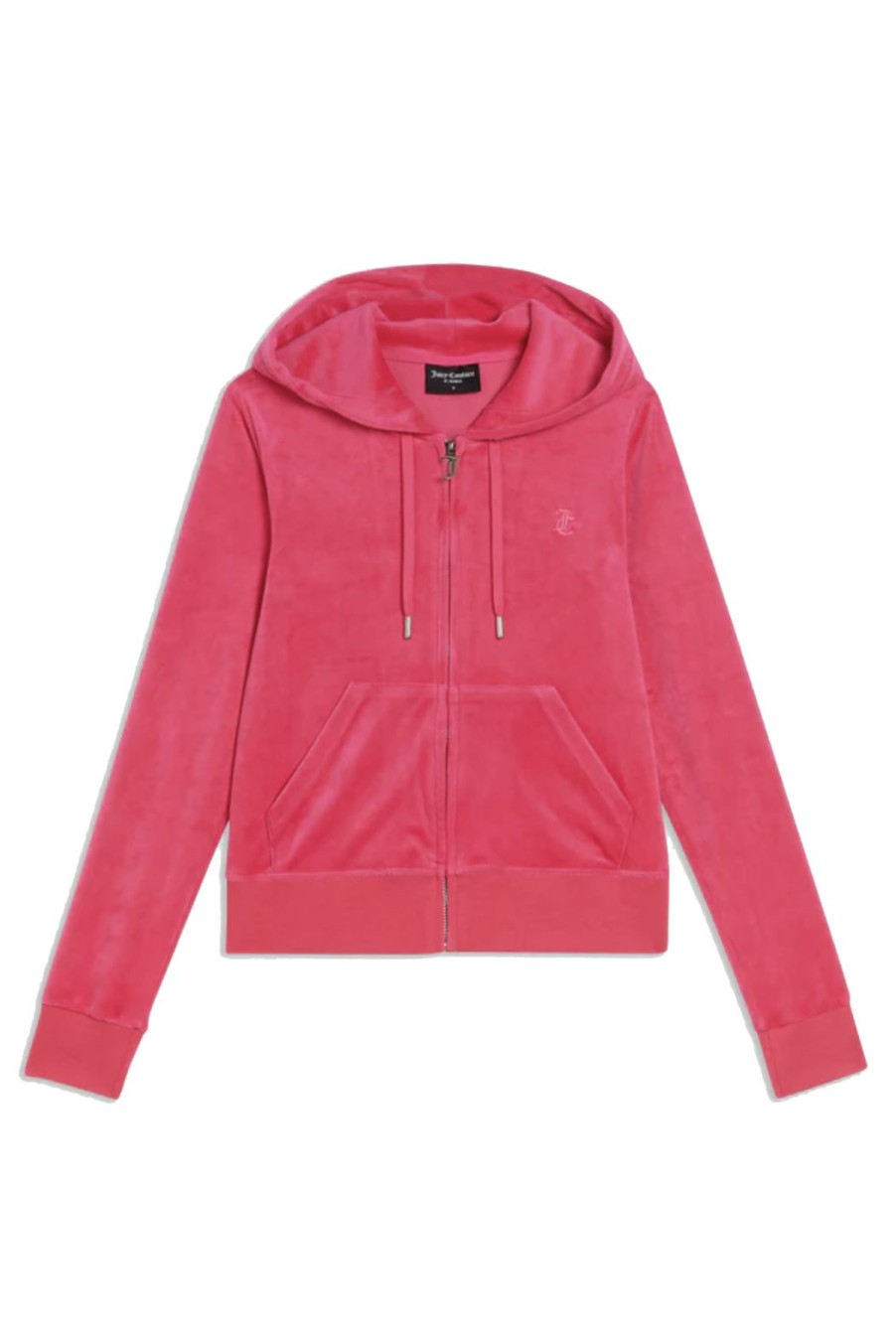 Clothing Juicy Couture | Robertson Classic Velour Hoodie - Pink Glo