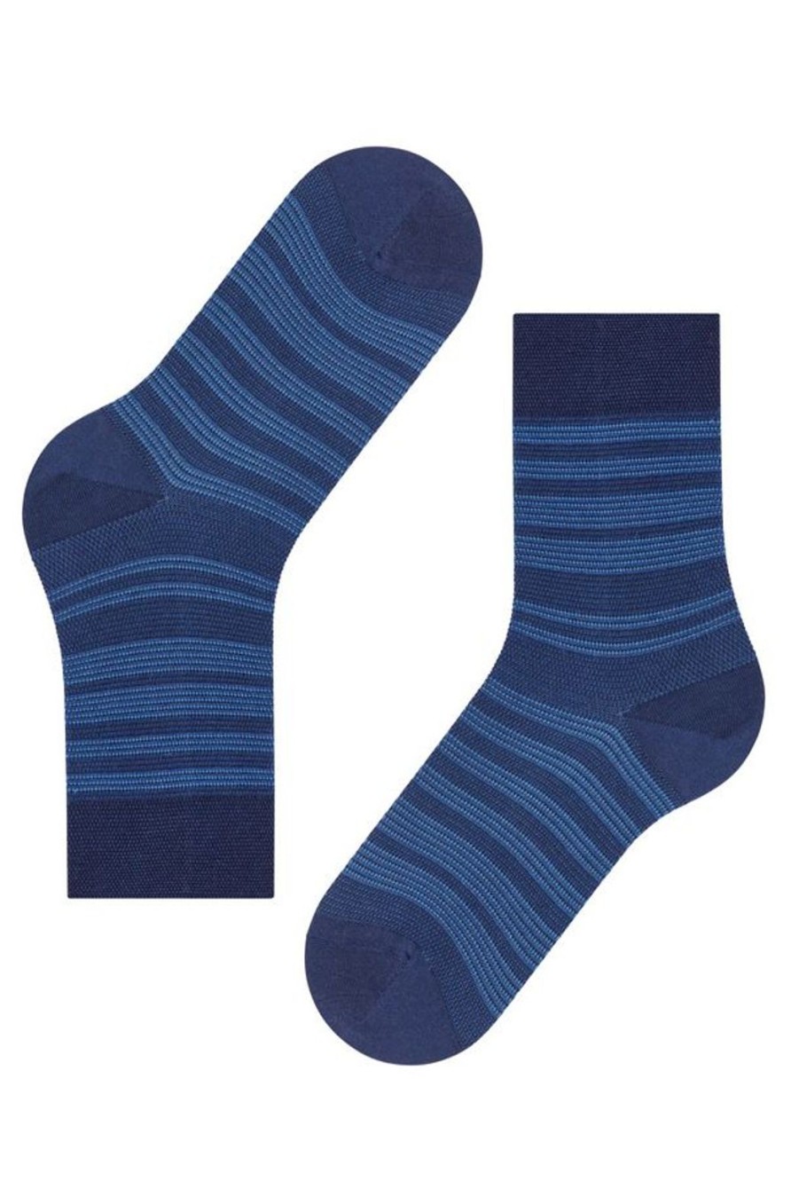 Accessories Falke | Sensitive Sunset Stripe Socks - Space Blue