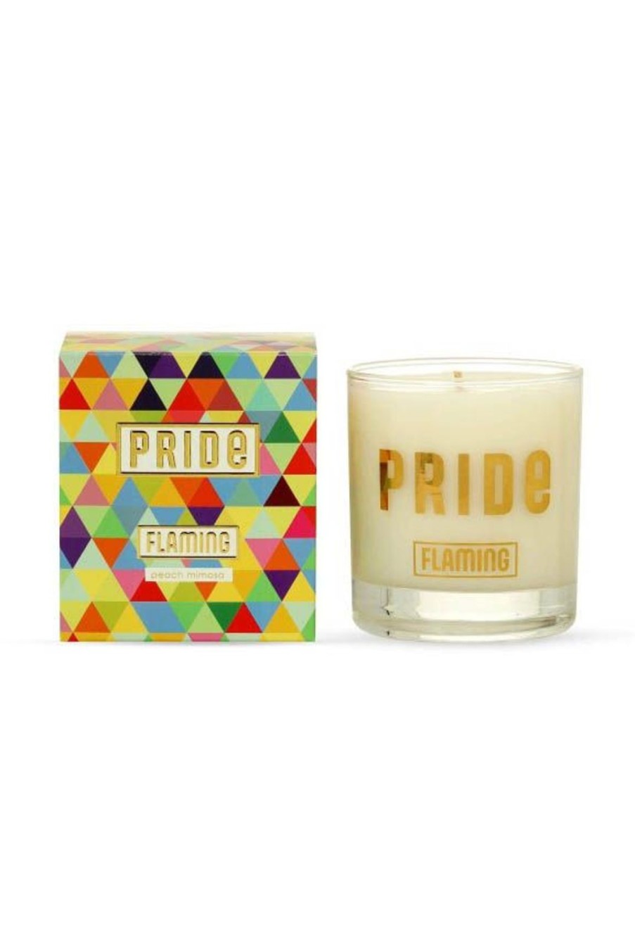 Lifestyle Flaming Candles | Pride Candle - Peach Mimosa