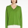 Clothing Weekend MaxMara | Martina Cotton & Silk Yarn Sweater - Green