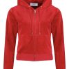 Clothing Juicy Couture | Robertson Classic Velour Hoodie - Astor Red