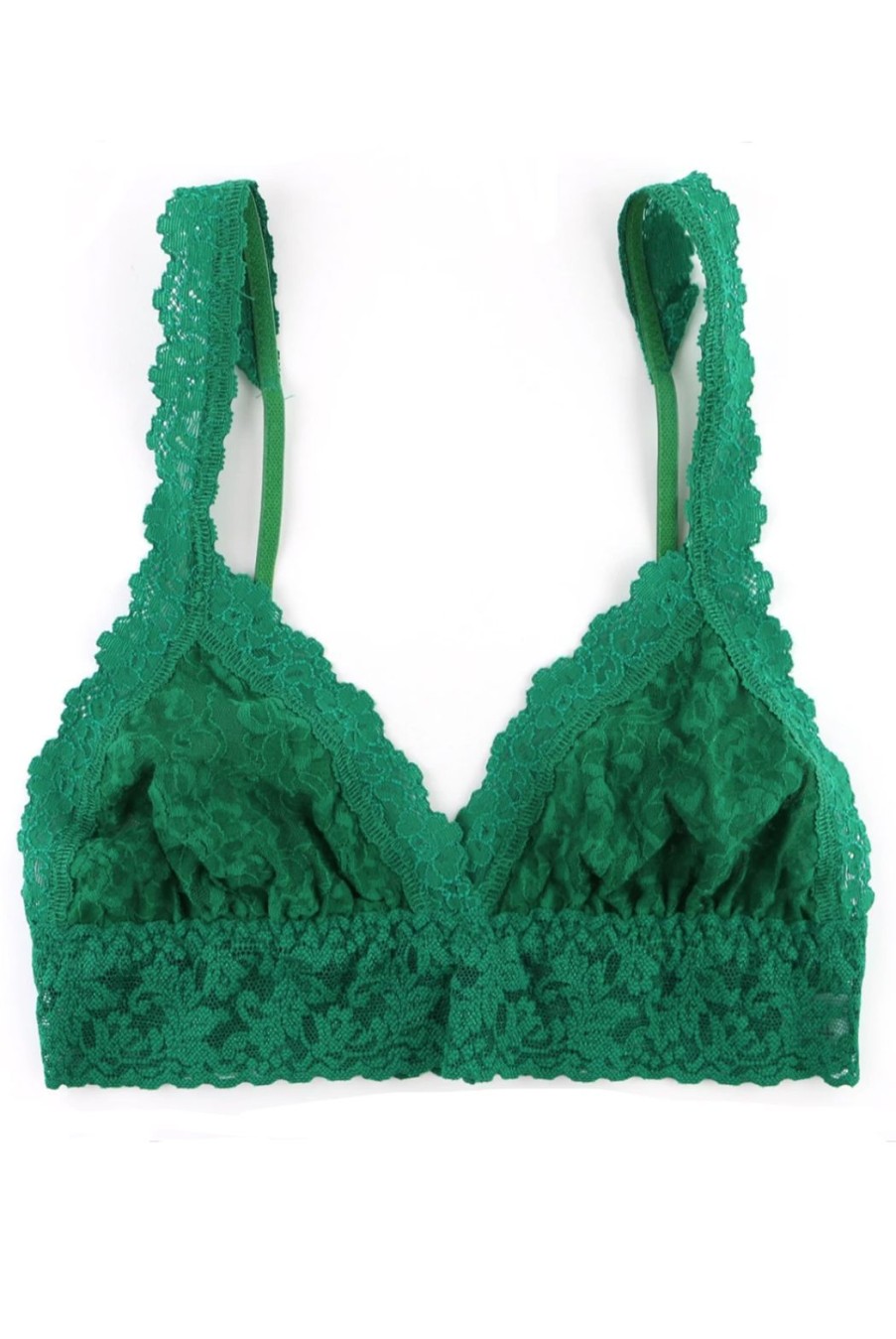 Clothing Hanky Panky | Signature Lace Crossover Bralette - Green Envy