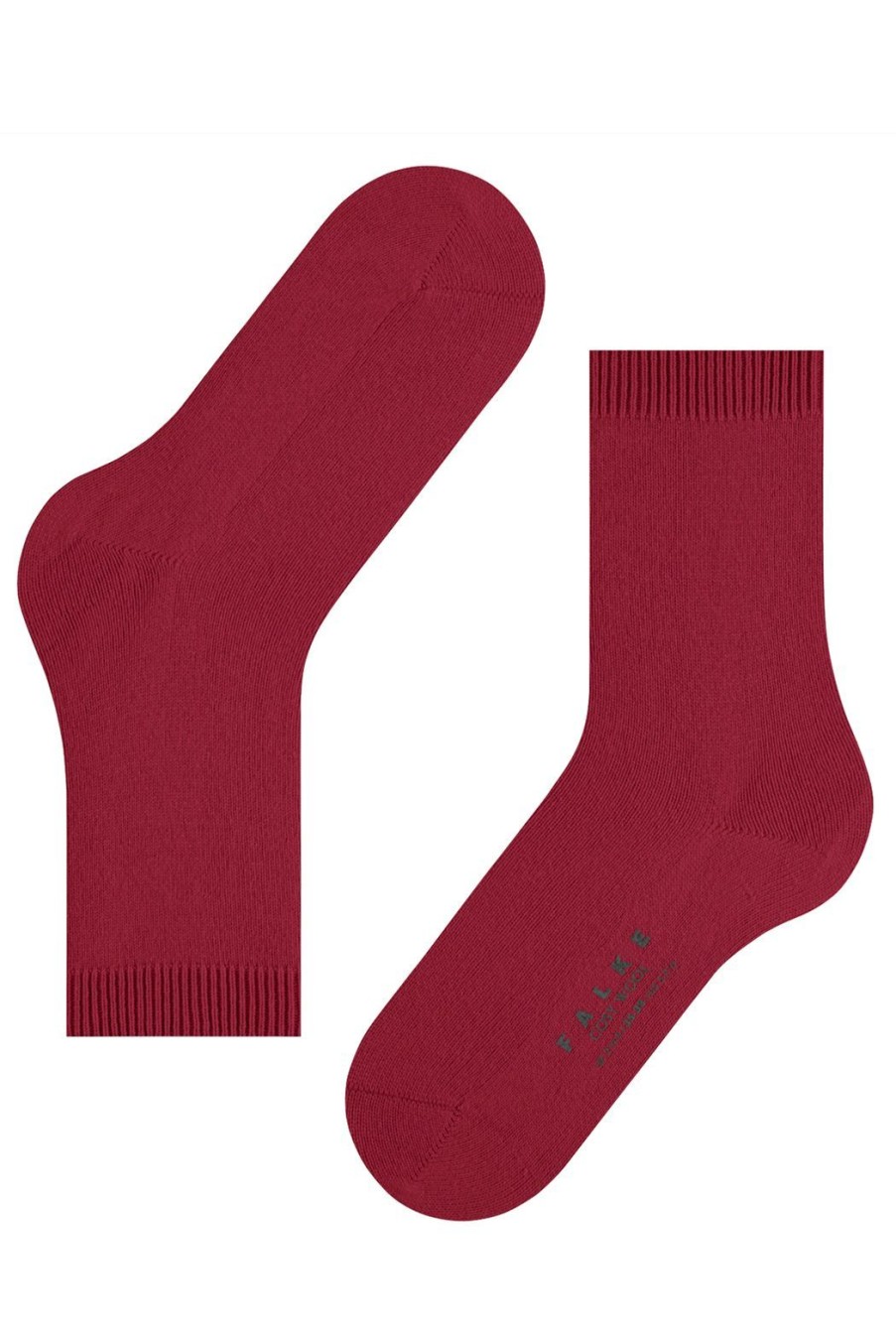 Accessories Falke | Cosy Wool Socks - Scarlet