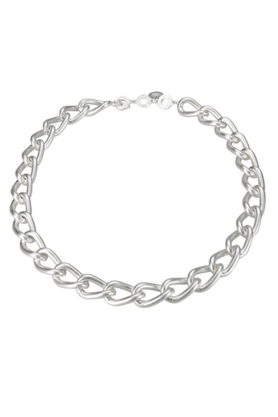 Accessories Sence Copenhagen | Solar Short Necklace - Matt Silver