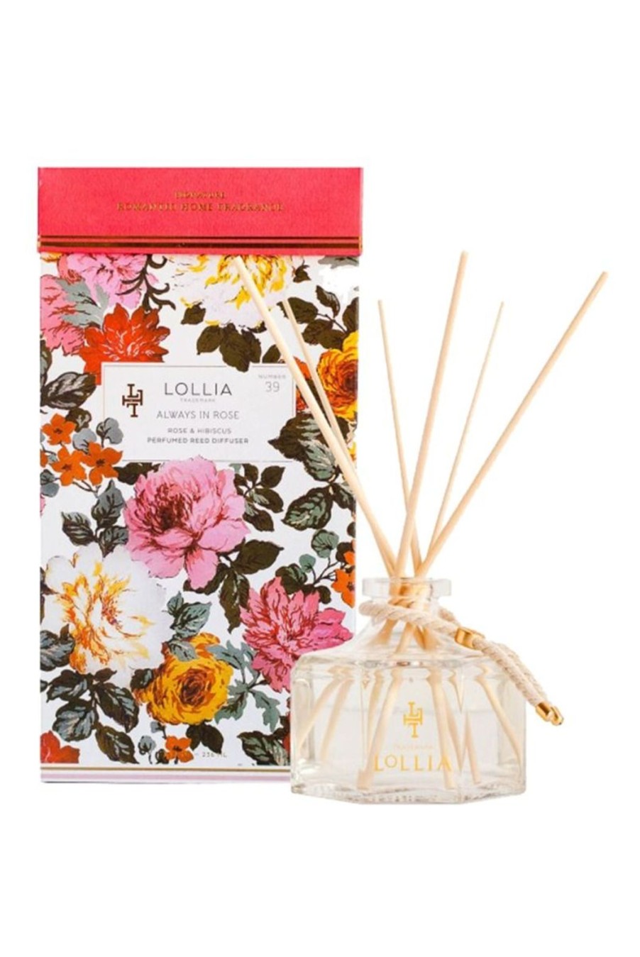 Beauty & Perfume Lollia | Always In Rose Perfumed Reed Diffuser