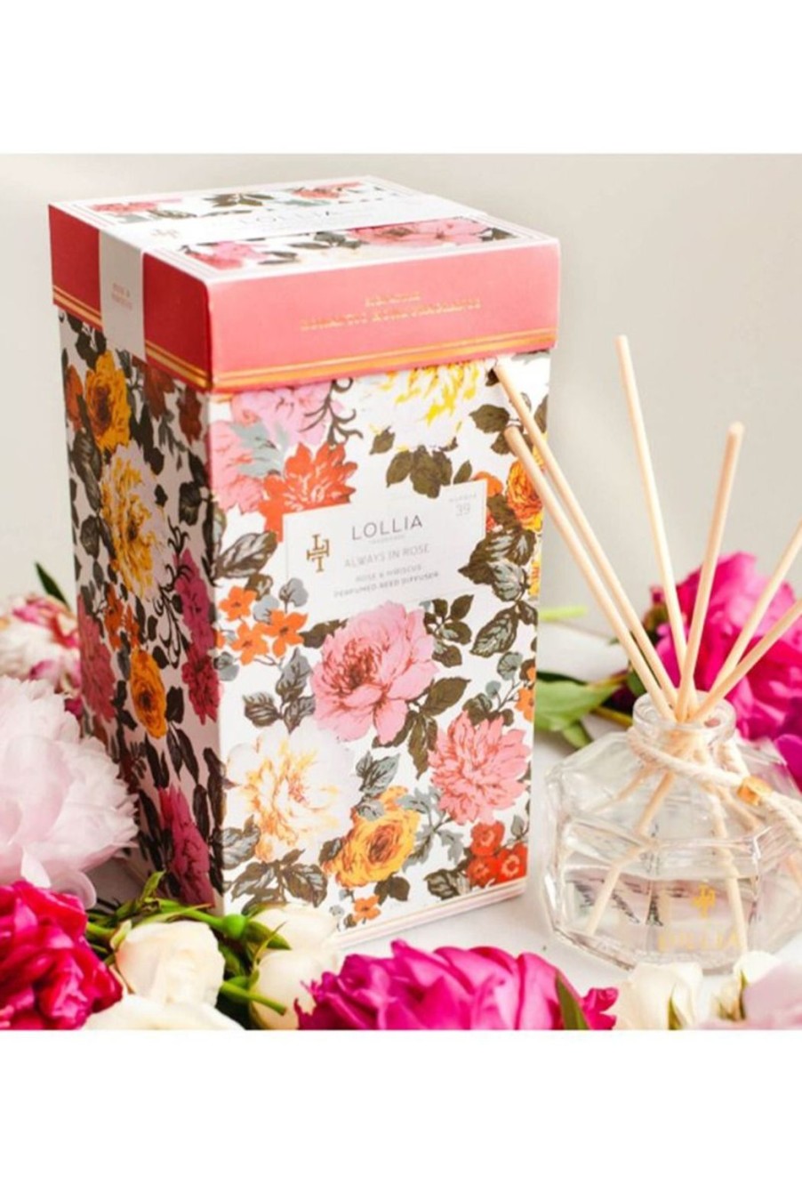 Beauty & Perfume Lollia | Always In Rose Perfumed Reed Diffuser