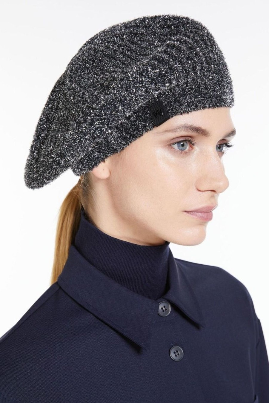 Accessories Weekend MaxMara | Mandare Beret - Dark Grey