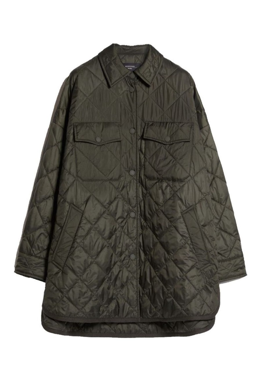 Clothing Weekend MaxMara | Burano Quilted Jacket - Khaki